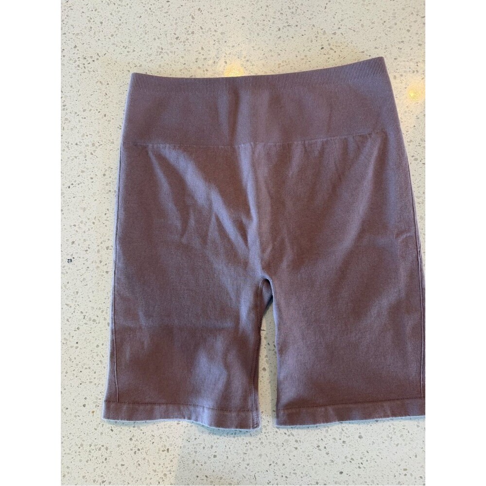 Everlane High-Rise Bike Shorts - Mauve Brown XL